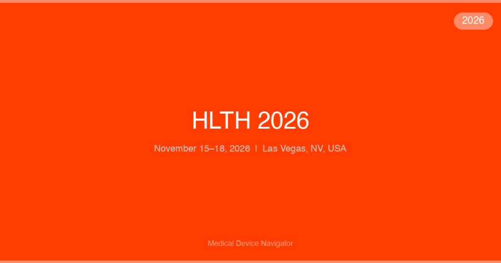 HLTH 2026 - Conference