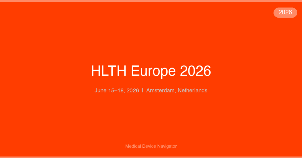 HLTH Europe 2026 - Conference