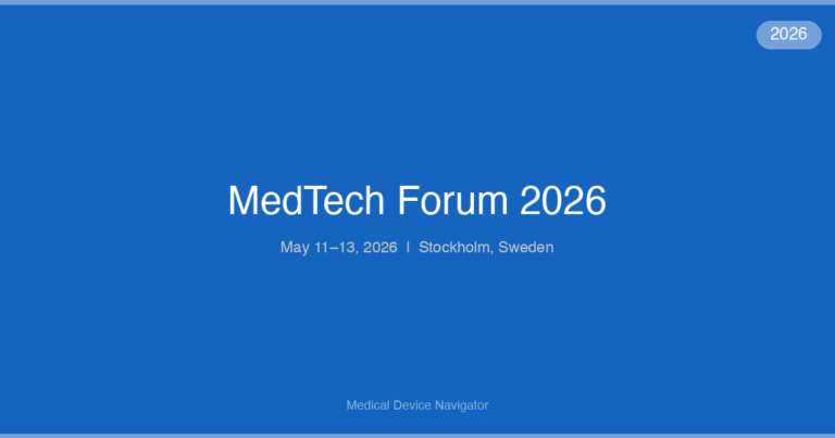 MedTech Forum 2026 - Conference