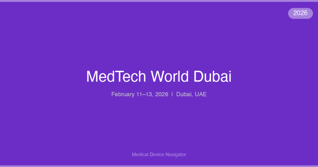 MedTech World Dubai - Conference