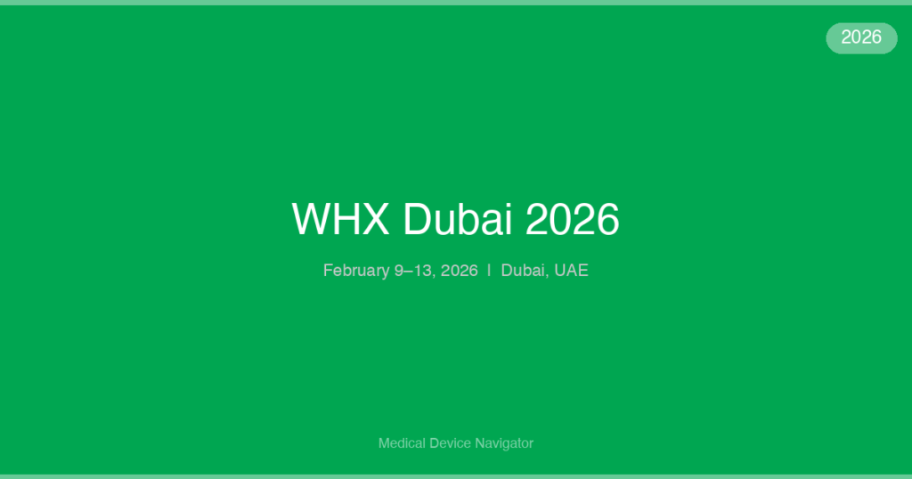 WHX Dubai 2026 - Conference