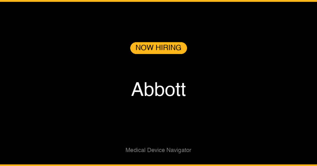 Abbott - Job Opening