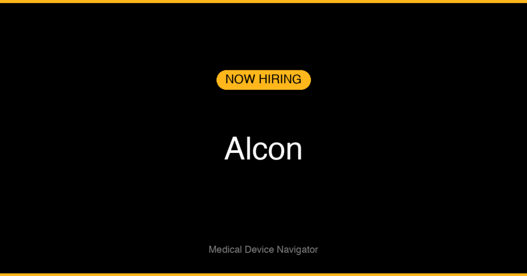 Alcon - Job Opening