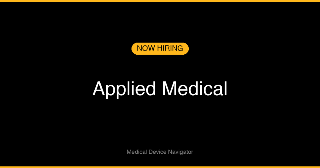 Applied Medical - Job Opening