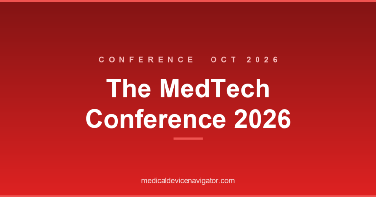 The MedTech Conference 2026 (2026-10-18)
