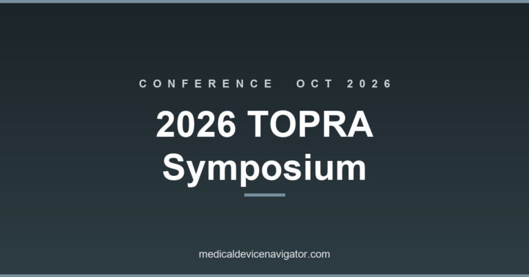 2026 TOPRA Symposium (2026-10-19)