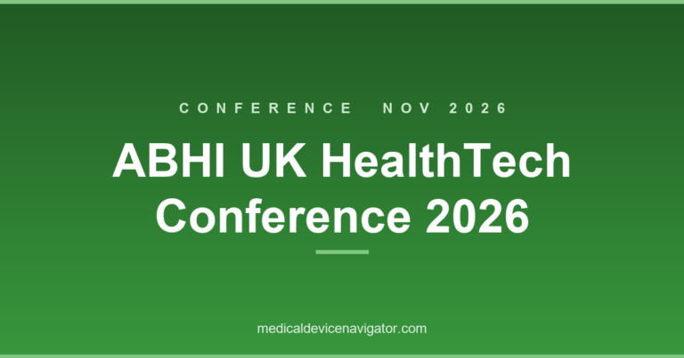 ABHI UK HealthTech Conference 2026 (2026-11-09)