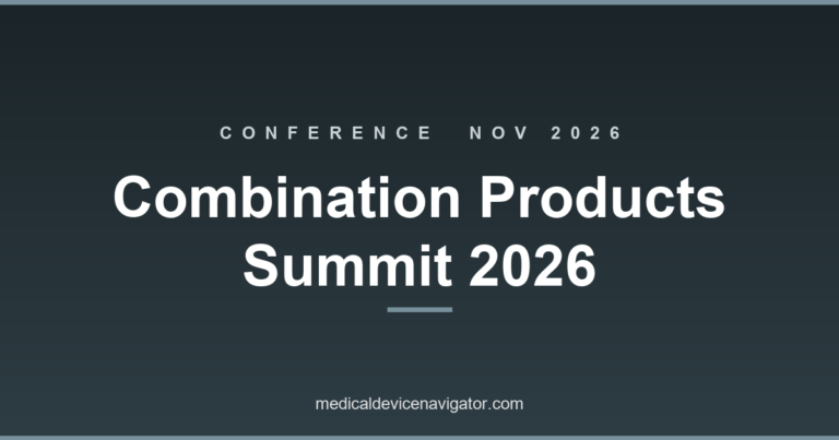 Combination Products Summit 2026 (2026-11-17)