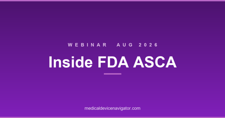 Inside FDA ASCA: Practical Insights (2026-08-12)